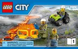 Bauanleitungen LEGO - City - 60122 - Vulkan-Raupe: Page 1