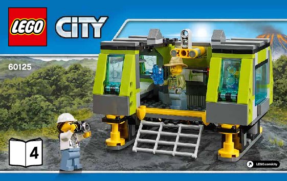 Bauanleitungen LEGO - City - 60125 - Vulkan-Schwerlasthelikopter: Page 1