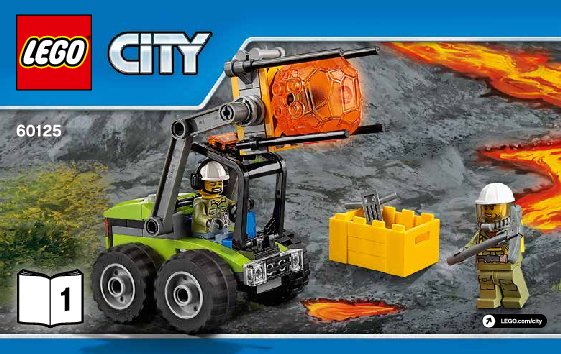 Bauanleitungen LEGO - City - 60125 - Vulkan-Schwerlasthelikopter: Page 1