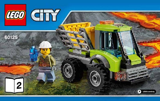 Bauanleitungen LEGO - City - 60125 - Vulkan-Schwerlasthelikopter: Page 1