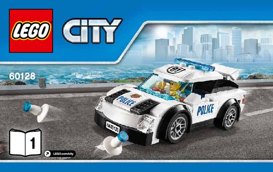 Bauanleitungen LEGO - City - 60128 - Polizei-Verfolgungsjagd: Page 1