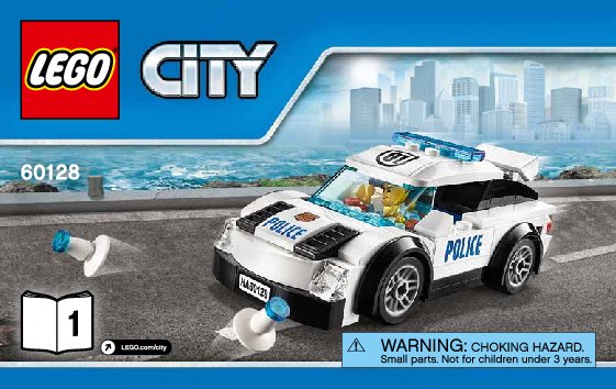 Bauanleitungen LEGO - City - 60128 - Polizei-Verfolgungsjagd: Page 1