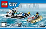 Bauanleitungen LEGO - City - 60130 - Polizeiquartier auf der Gefängnisinsel: Page 1