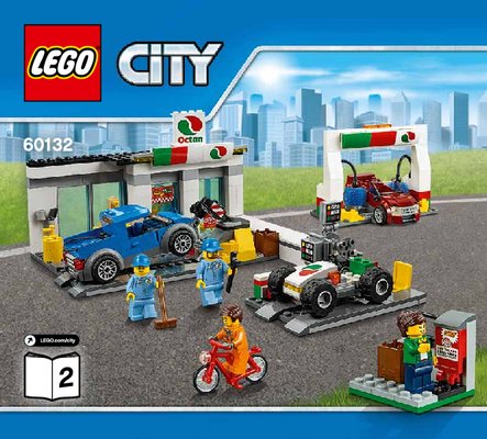 Bauanleitungen LEGO - City - 60132 - Tankstelle: Page 1