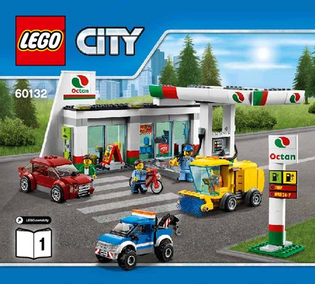 Bauanleitungen LEGO - City - 60132 - Tankstelle: Page 1