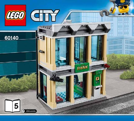 Bauanleitungen LEGO - City - 60140 - Bankraub mit Planierraupe: Page 1