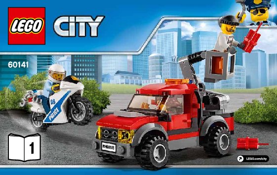 Bauanleitungen LEGO - City - 60141 - Polizeiwache: Page 1