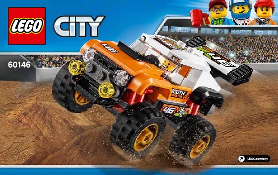 Bauanleitungen LEGO - 60146 - Stunt Truck: Page 1