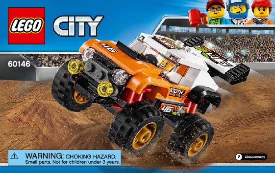 Bauanleitungen LEGO - 60146 - Stunt Truck: Page 1