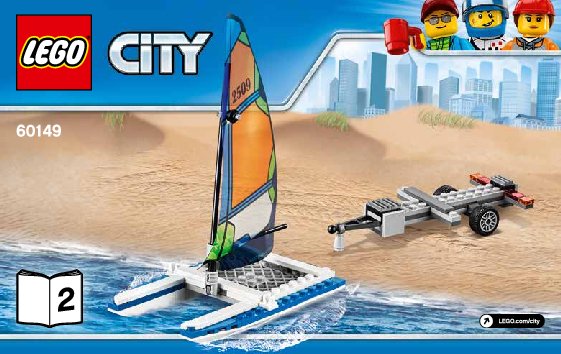 Bauanleitungen LEGO - 60149 - 4x4 with Catamaran: Page 1