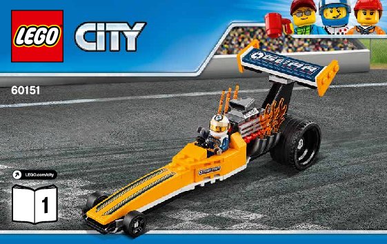 Bauanleitungen LEGO - 60151 - Dragster Transporter: Page 1