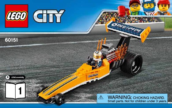 Bauanleitungen LEGO - 60151 - Dragster Transporter: Page 1