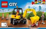 Bauanleitungen LEGO - City - 60152 - Straßenreiniger und Bagger: Page 1