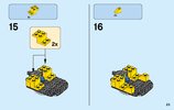 Bauanleitungen LEGO - City - 60152 - Straßenreiniger und Bagger: Page 23