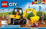 Bauanleitungen LEGO - 60152 - Sweeper & Excavator: Page 1