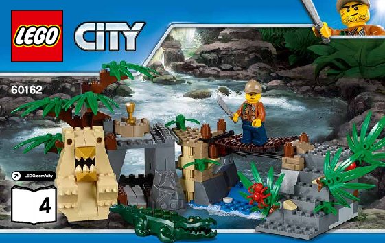 Bauanleitungen LEGO - City - 60162 - Dschungel-Versorgungshubschrauber: Page 1