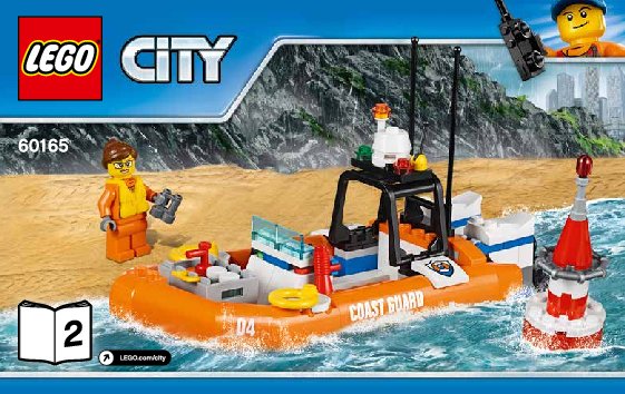 Bauanleitungen LEGO - City - 60165 - Geländewagen mit Rettungsboot: Page 1