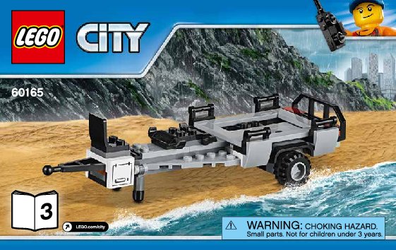 Bauanleitungen LEGO - City - 60165 - Geländewagen mit Rettungsboot: Page 1