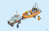 Bauanleitungen LEGO - City - 60165 - Geländewagen mit Rettungsboot: Page 37