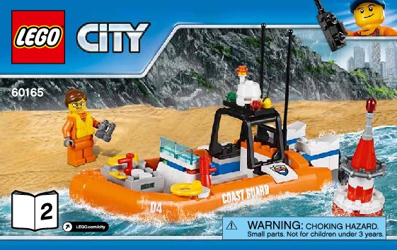 Bauanleitungen LEGO - City - 60165 - Geländewagen mit Rettungsboot: Page 1