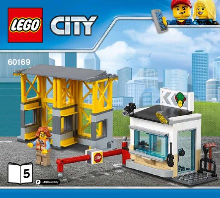 Bauanleitungen LEGO - City - 60169 - Frachtterminal: Page 1