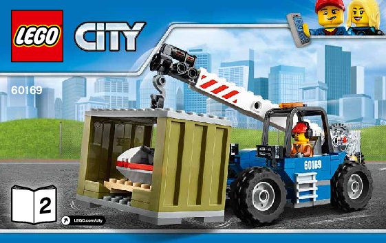 Bauanleitungen LEGO - City - 60169 - Frachtterminal: Page 1