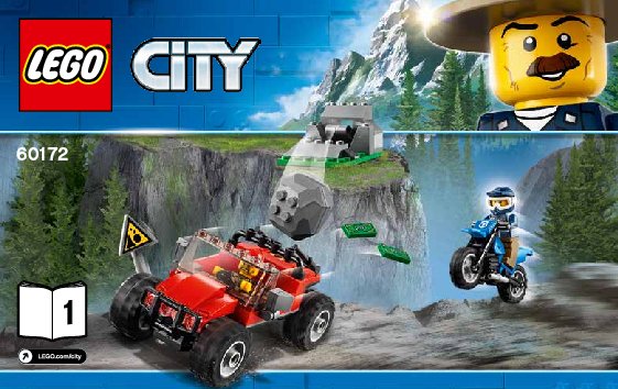 Bauanleitungen LEGO - 60172 - Dirt Road Pursuit: Page 1