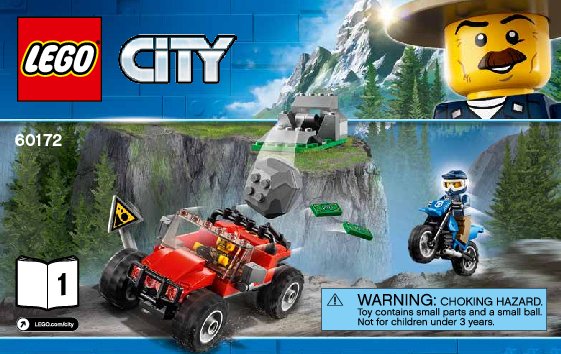 Bauanleitungen LEGO - 60172 - Dirt Road Pursuit: Page 1