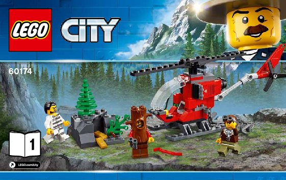 Bauanleitungen LEGO - 60174 - Mountain Police Headquarters: Page 1