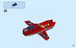 Bauanleitungen LEGO - 60177 - Airshow Jet: Page 35