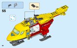 Bauanleitungen LEGO - 60179 - Ambulance Helicopter: Page 58