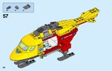 Bauanleitungen LEGO - 60179 - Ambulance Helicopter: Page 60