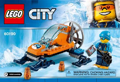 Bauanleitungen LEGO - 60190 - Arctic Ice Glider: Page 1