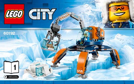 Bauanleitungen LEGO - 60192 - Arctic Ice Crawler: Page 1