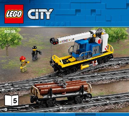 Bauanleitungen LEGO - 60198 - Cargo Train: Page 1