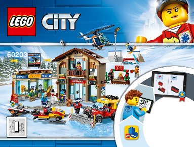 Bauanleitungen LEGO - 60203 - Ski Resort: Page 1