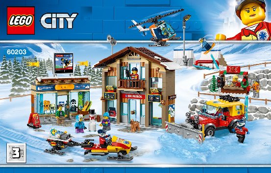 Bauanleitungen LEGO - 60203 - Ski Resort: Page 1