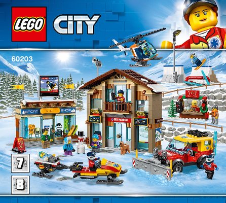 Bauanleitungen LEGO - 60203 - Ski Resort: Page 1