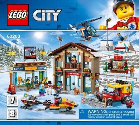 Bauanleitungen LEGO - 60203 - Ski Resort: Page 1