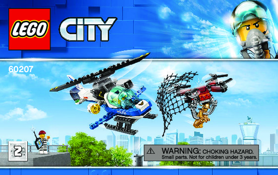 Bauanleitungen LEGO - 60207 - Sky Police Drone Chase: Page 1