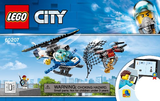 Bauanleitungen LEGO - 60207 - Sky Police Drone Chase: Page 1