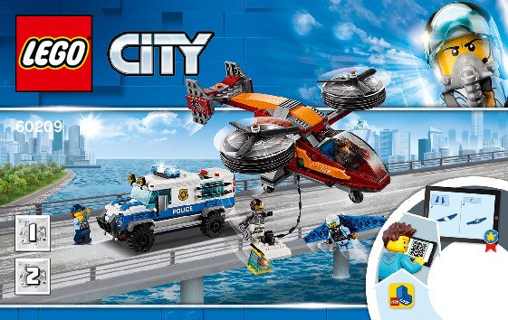 Bauanleitungen LEGO - 60209 - Sky Police Diamond Heist: Page 1