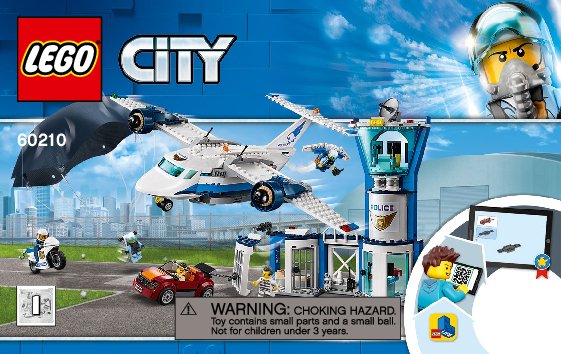 Bauanleitungen LEGO - 60210 - Sky Police Air Base: Page 1