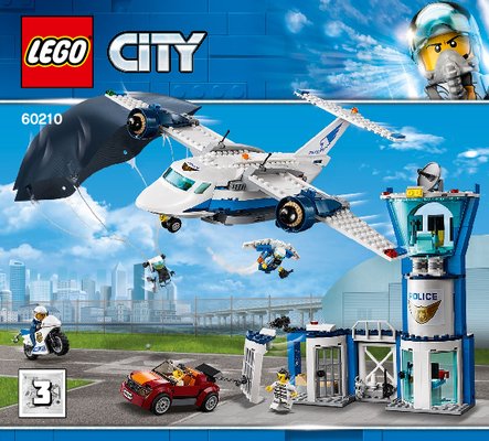 Bauanleitungen LEGO - 60210 - Sky Police Air Base: Page 1