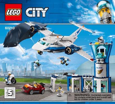 Bauanleitungen LEGO - 60210 - Sky Police Air Base: Page 1