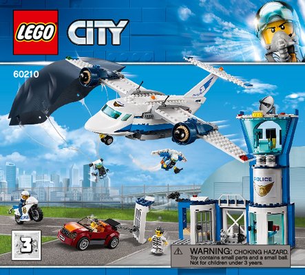 Bauanleitungen LEGO - 60210 - Sky Police Air Base: Page 1