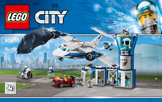 Bauanleitungen LEGO - 60210 - Sky Police Air Base: Page 1