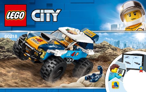 Bauanleitungen LEGO - 60218 - Desert Rally Racer: Page 1