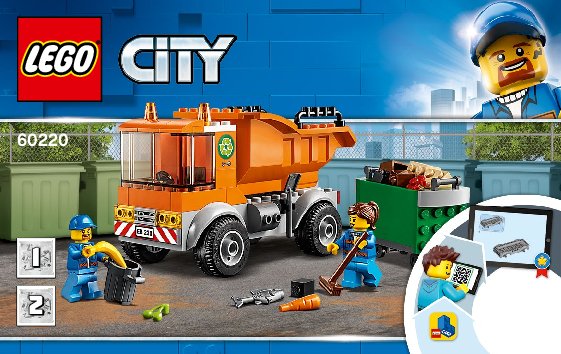 Bauanleitungen LEGO - 60220 - Garbage Truck: Page 1