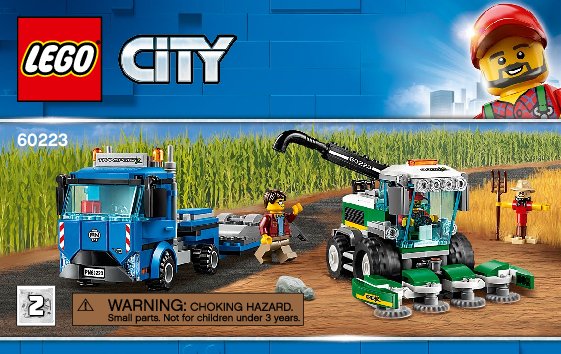 Bauanleitungen LEGO - 60223 - Harvester Transport: Page 1